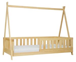Dětská postel z masivu domeček TEEPEE 160x80 cm