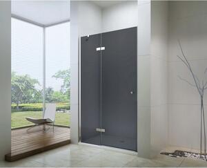 Sprchové dveře ROMA 80 cm - grafitové sklo