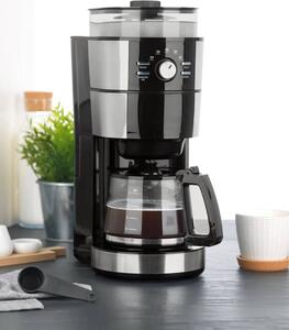 Kávovar BEEM Fresh Aroma Intense / 900 W / mlýnek na kávu / skleněná konvice - černá/stříbrná