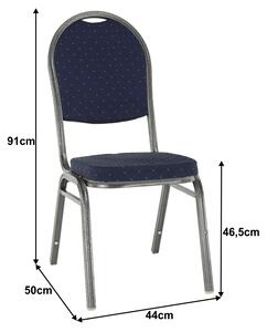 Jídelní židle Jarvis (modrá). 779626