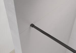 Cerano Moreli, sprchová zástěna 90x200 cm, 8mm čiré sklo, černý profil, CER-CER-417608