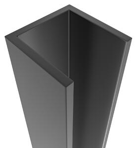 CERANO - Stěnový profil pro instalaci do niky pro dveře a zástěny Marino a Volpe - černá - 190 cm