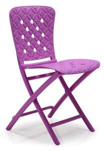 Plastová jídelní židle Stima ZAG SPRING – skládací, více barev Bianco