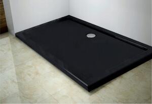 Sprchová vanička MEXEN SLIM 80x100 cm - černá