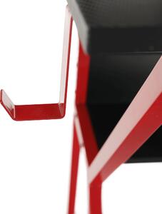 PC stůl / herní stůl, červená / čierna, TABER