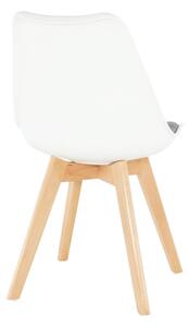 Jídelní židle Ambany (bílá + šedá). 1006567