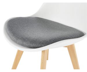 Jídelní židle Ambany (bílá + šedá). 1006567