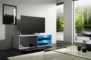 TV stolek/skříňka Mona 100 (černá matná + černý lesk). 1000632