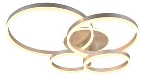 Trio 632210407 LED přisazené stropní svítidlo DRAKE | 50W integrovaný LED zdroj | 5850lm | 2700-6500K | stmívač | dálkové ovládání
