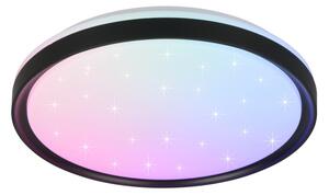 Trio R63581132 LED přisazené stropní svítidlo SOLIT | 14W integrovaný LED zdroj | 1800lm | 2700-6500K | rgb - barevné | stmívač | dálkové ovládání