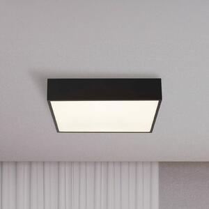 Searchlight LED stropní svítidlo do koupelny Zeus, černé, délka 30 cm, kovové, Černá, Koupelna, Hliník, Moderní