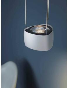 LOOM DESIGN LED závěsné světlo Air, bílé, hliník, 13 cm, stmívatelný, Bílá / opál, Obývací pokoj / jídelna, Hliník, Moderní
