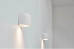LOOM DESIGN LED nástěnné světlo Nyx, bílé, stmívatelný, Bílá / opál, Obývací pokoj / jídelna, Hliník, Moderní