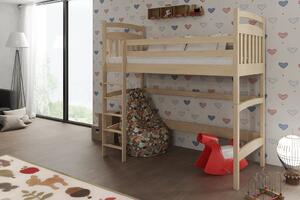 Dětská postel 80 cm Theo (s roštem a úl. prostorem) (borovice). Vlastní profesionální přeprava až k Vám domů 1012776