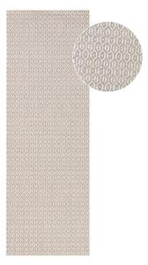 Šedý venkovní koberec NORTHRUGS Coin, 80 x 200 cm