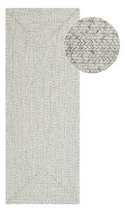 Bílý/béžový venkovní koberec běhoun 200x80 cm - NORTHRUGS