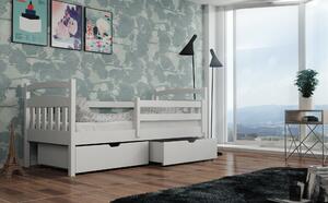 Dětská postel 90 cm Susy (s roštem a úl. prostorem) (bílá). Vlastní profesionální přeprava až k Vám domů 1012973