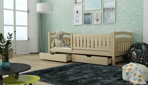 Dětská postel 80 cm Tarra (s roštem a úl. prostorem) (borovice). Vlastní profesionální přeprava až k Vám domů 1012836