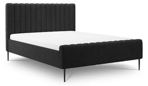 Postel Nicole 160x200 - černý samet Vogue 18 / černé nohy