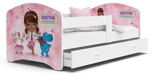 Dětská postel LUCY se šuplíkem - 180x80 cm - DOCTOR OF PLUSHIES