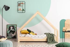 Dětská domečková postel z masivu LOCA B - 160x70 cm