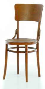 Repasovaná židle z ohýbaného dřeva Thonet