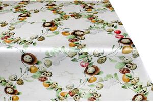 Velikonoční žakárový ubrus s motivem vajíček a hnízd, š. 140 cm Barva Vícebarevná Rozměry 90x90 cm