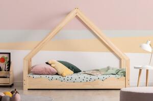 Dětská domečková postel z masivu LOCA D - 160x80 cm