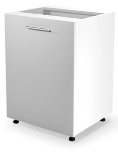 Dolní kuchyňská skříňka VITO - 60x82x52 cm - bílá lesklá