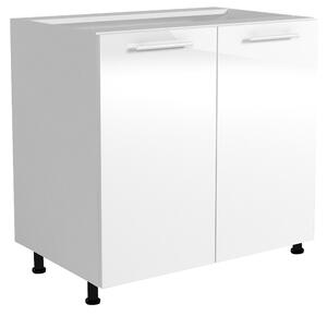 Dolní kuchyňská skříňka VITO - 80x82x52 cm - bílá lesklá