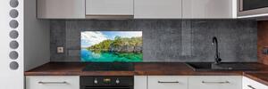 Panel do kuchyně Modrá laguna pl-pksh-100x50-f-90231572