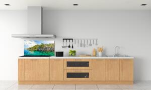 Panel do kuchyně Modrá laguna pl-pksh-100x50-f-90231572