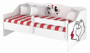 Dětská postel LULLU 160x80cm - MINNIE LOVE