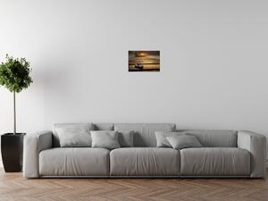 Obraz na plátně Nádherné ráno při molu Velikost: 50 x 40 cm