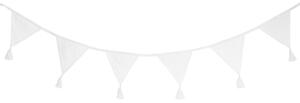 MIDSOMMAR Girlanda s třásněmi 600 cm - bílá