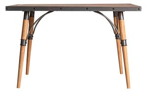 Jídelní stůl forlong 120 x 81 cm hnědý