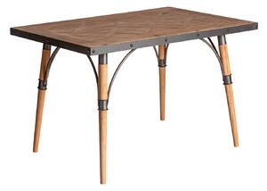 Jídelní stůl forlong 120 x 81 cm hnědý