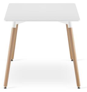 Jídelní stůl ADRIA 120x80 cm - buk/bílá