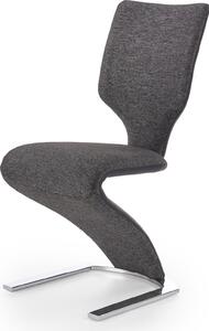 Designová židle ZOE - tmavě šedá / černá
