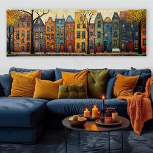 Obraz na plátně - Zapadlá ulička Winghamu FeelHappy.cz Velikost obrazu: 60 x 20 cm