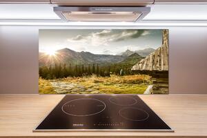 Dekorační panel sklo Dům v horách pl-pksh-100x50-f-93028328