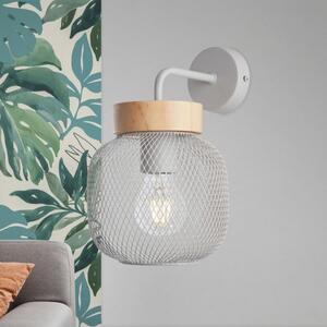 Brilliant 99107/40 Nástěnná lampa GIADA zelená + dřevo