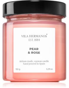 Vila Hermanos Apothecary Rose Pear & Rose vonná svíčka 150 g