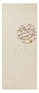 Krémový běhoun 80x300 cm Wolly – BT Carpet