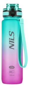 NCD04 ZELENO-RŮŽOVÁ TRITANOVÁ LÁHEV NA PITÍ 950 ML NILS CAMP