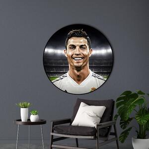 Dřevěný obraz s UV potiskem - Cristiano Ronaldo - portrét