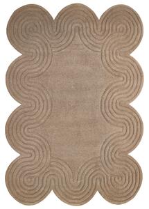 Koberec MALVAN Taupe 160 x 230 cm Vlna