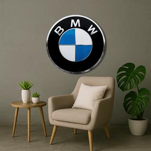 Dřevěný obraz- BMW - logo
