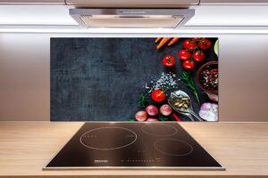 Skleněný panel do kuchynské linky Ingredience pl-pksh-100x50-f-95665511
