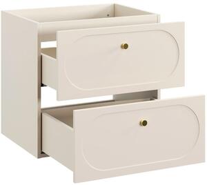 Comad Donna Sand skříňka 60.2x46x57 cm pod umyvadlo závěsná béžová DONNA SAND 82-60-46-2S
